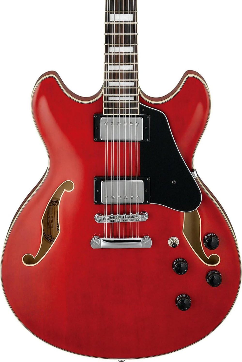 Ibanez Artcore AS7312 Semi-hollow Electric Guitar - Transparent Cherry Red | Zoso Music Sdn Bhd