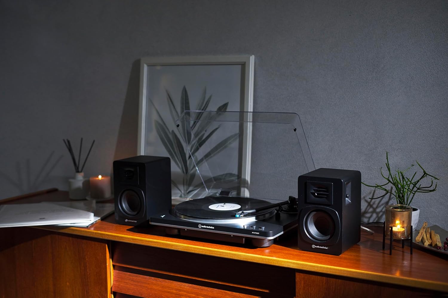 Audio-Technica AT-SP3X Powered Bookshelf Speakers - Pair |  AUDIO TECHNICA |  MONITOR SPEAKER |  Zoso Music