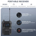 Phenyx Pro PTM-22 UHF Mono Wireless in Ear Monitor System, 2 Bodypack Receiver and 1 Transmitter [2B] |  PHENYX PRO |  WIRELESS-ANTENNA |  Zoso Music