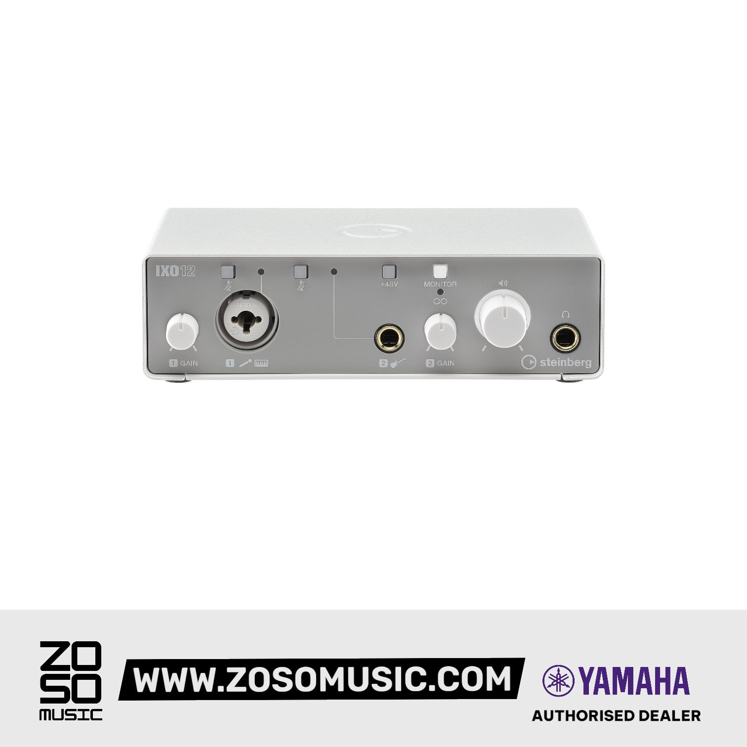 Yamaha Steinberg IXO12 2x2 USB Audio Interface - White |  YAMAHA PRO AUDIO |  AUDIO INTERFACE |  Zoso Music