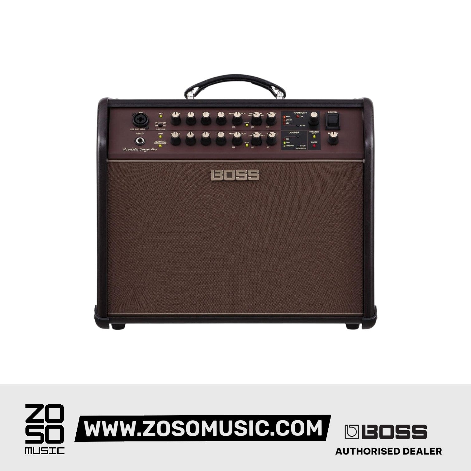 Boss ACS-PRO Acoustic Singer Pro - 120 Watt Acoustic Guitar Combo Amplifier | Zoso Music Sdn Bhd