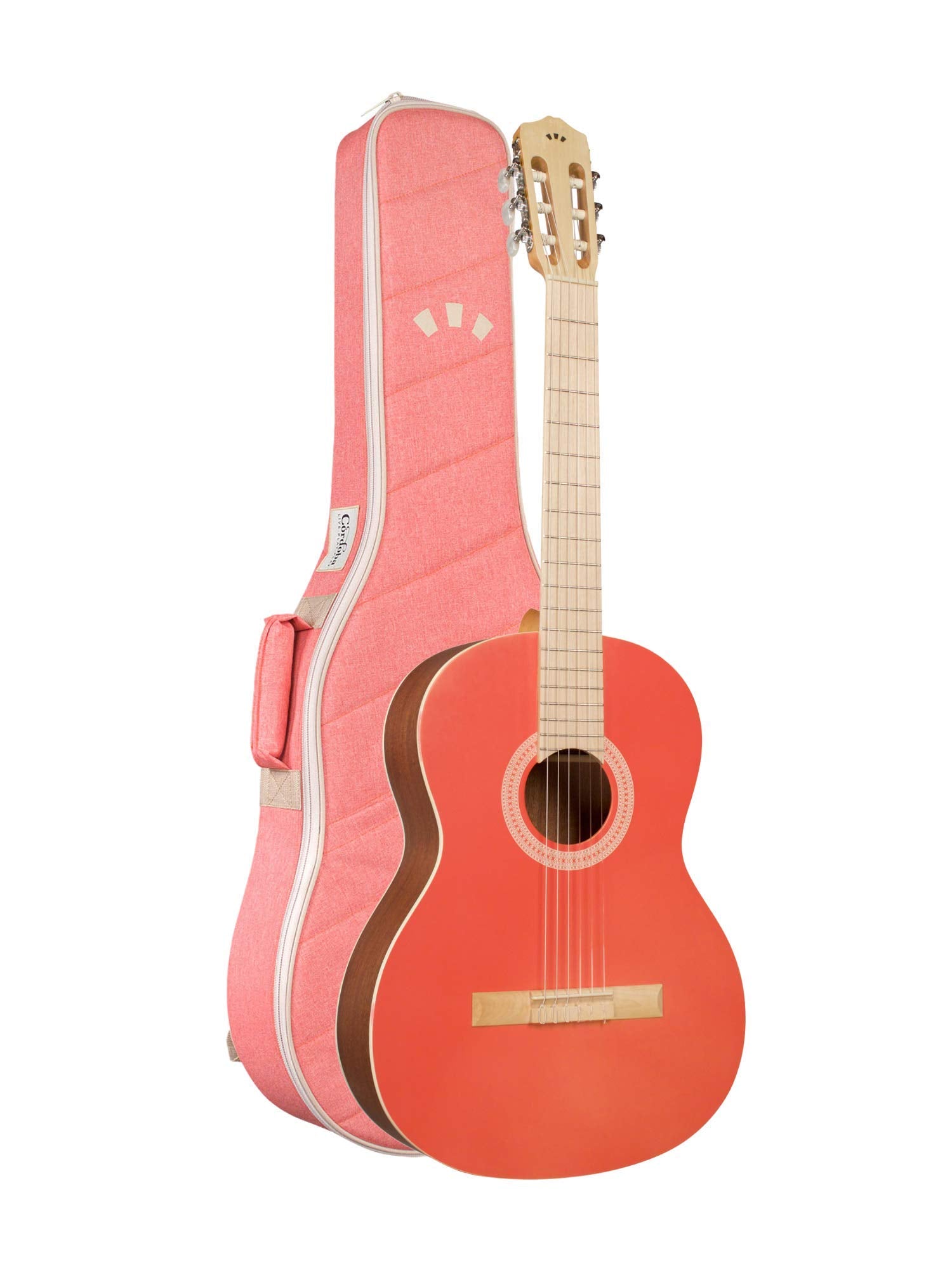 Cordoba Protege C1 Matiz Classical Guitar With Gig Bag, Spruce Top, Mahogany Back & Side - Coral