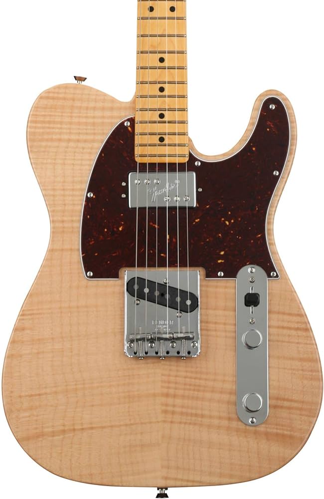 Fender Ltd Ed Rarities Flame Maple Top Chambered Telecaster Telecaster Electric Guitar, Natural