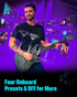 Enya Inspire Smart Electric Guitar - Black |  ENYA |  SMART GUITAR |  Zoso Music