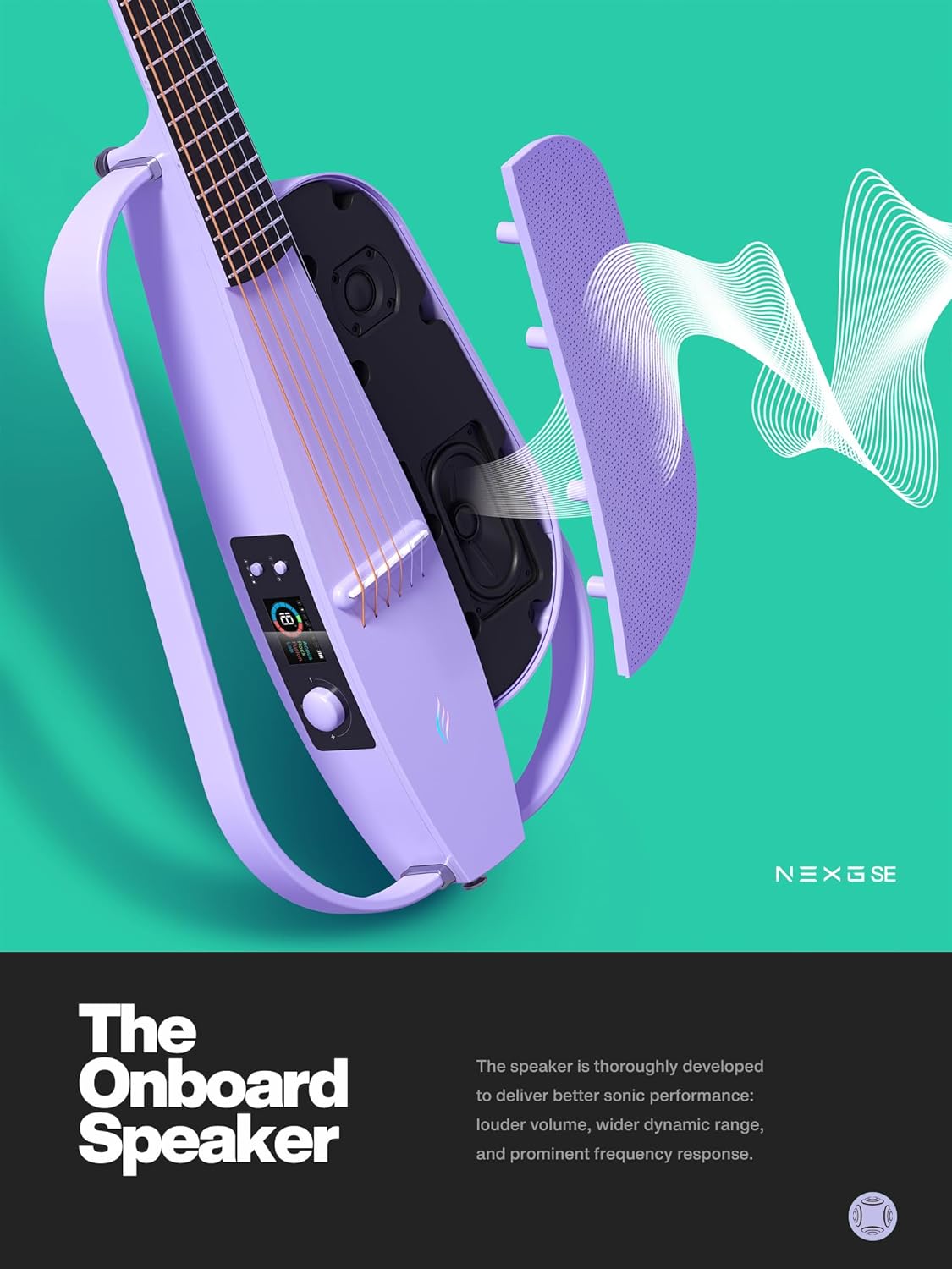Enya NEXG SE Carbon Fiber Guitar Purple