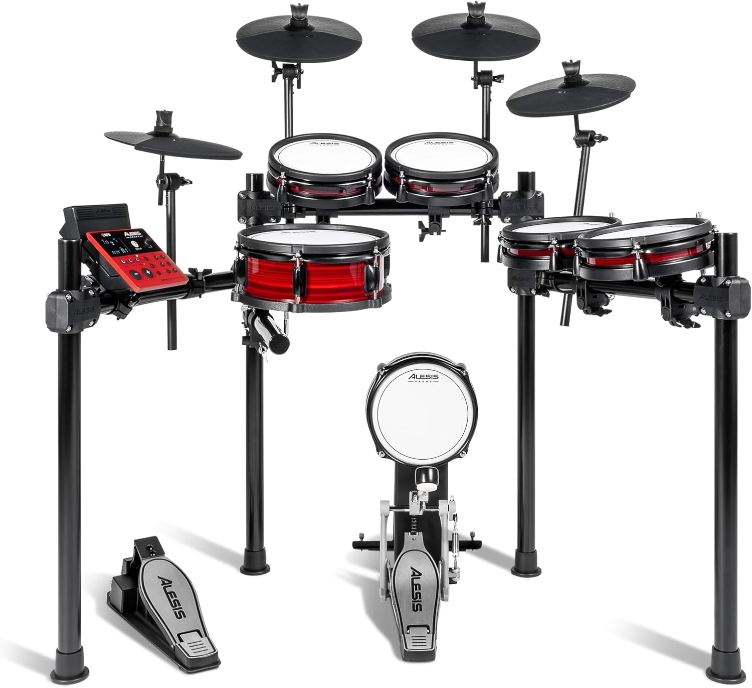 Alesis Nitro Pro XL 10-Piece Electronic Drum Kit With Mesh Heads & Bluetooth