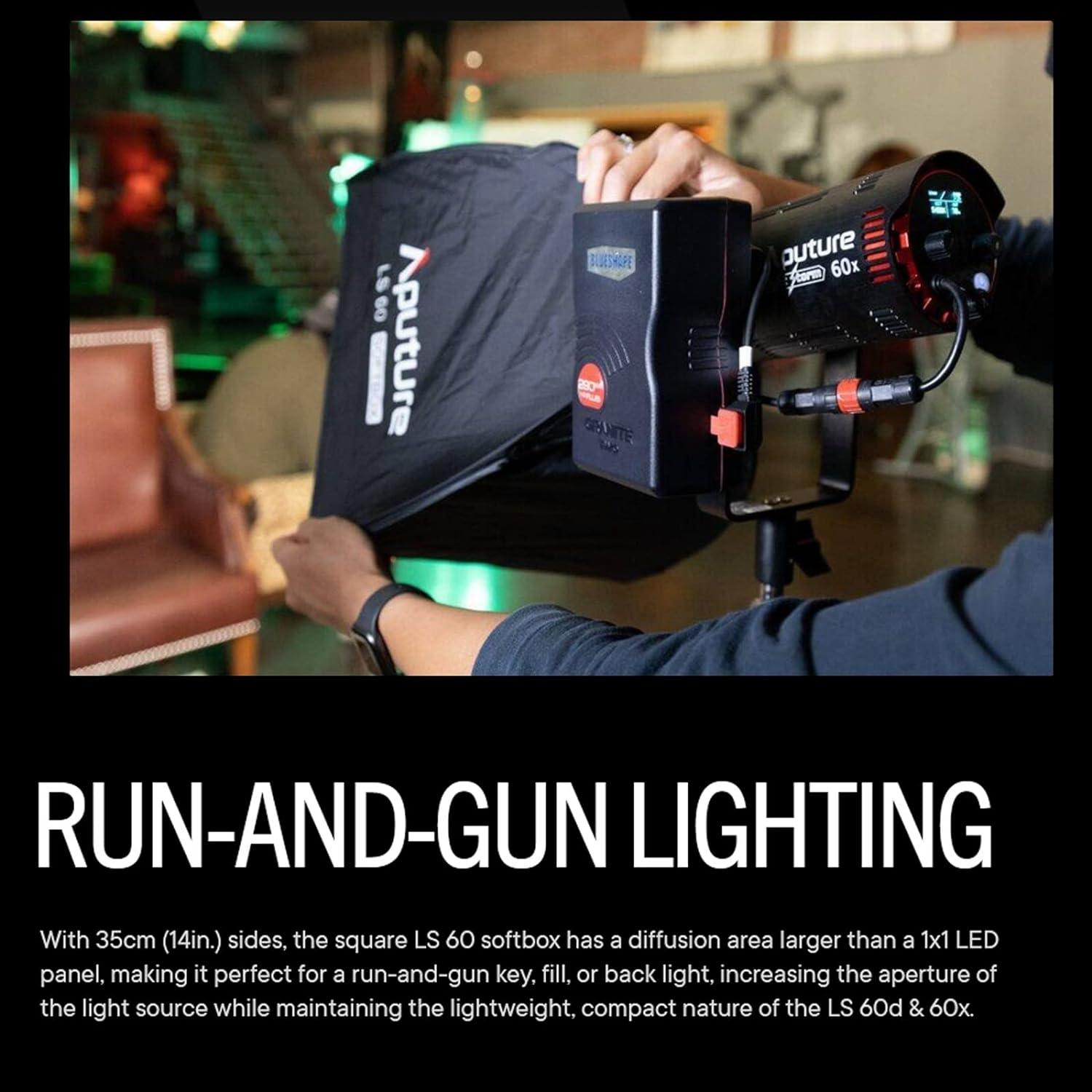 Aputure LS60 Softbox |  APUTURE |  LIGHTING - STUDIO |  Zoso Music