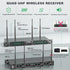 Phenyx Pro Best Budget Wireless PTU-6000 8-channel UHF Wireless Microphone System, 8x Hanheld Dynamic Microphones |  PHENYX PRO |  WIRELESS-ANTENNA |  Zoso Music