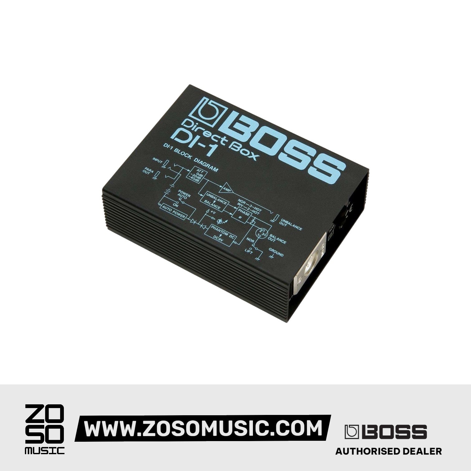 BOSS DI-1 DIRECT BOX | BOSS , Zoso Music