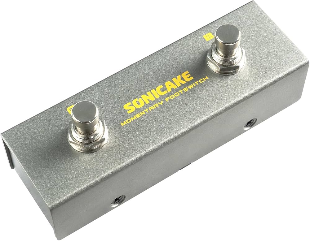 SONICAKE Momentary FootSwitch A/B Dual Way Footswitch Foot Controller with TRS Cable | Zoso Music Sdn Bhd