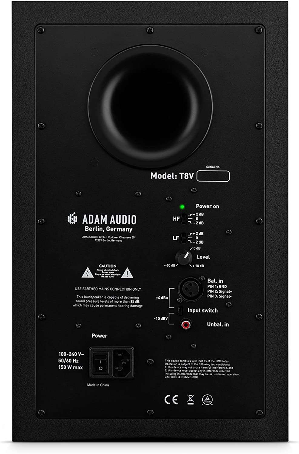 ADAM Audio T8V 8 inch Powered Studio Monitor, Pair