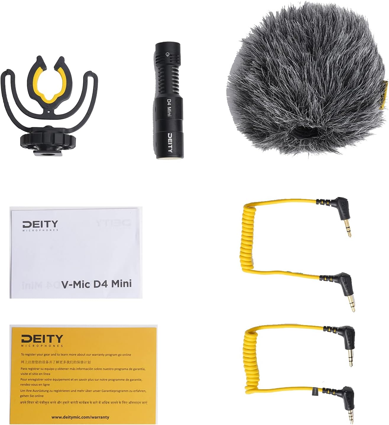 Deity Microphones V-Mic D4 Mini Ultracompact Camera-Mount Shotgun Microphone |  DEITY |  MICROPHONE-OTHER |  Zoso Music