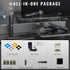 Phenyx Pro Best Budget Wireless PTU-7000A 4-channel UHF Wireless Microphone System, with 4x Handheld Dynamic Microphones |  PHENYX PRO |  WIRELESS-ANTENNA |  Zoso Music