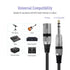 SONICAKE VXM Series XLR Male to 1/4-Inch TRS Male Cable - Gold Plated High Fidelity, Noise-Eliminating Microphone Cable (2M / 3M)