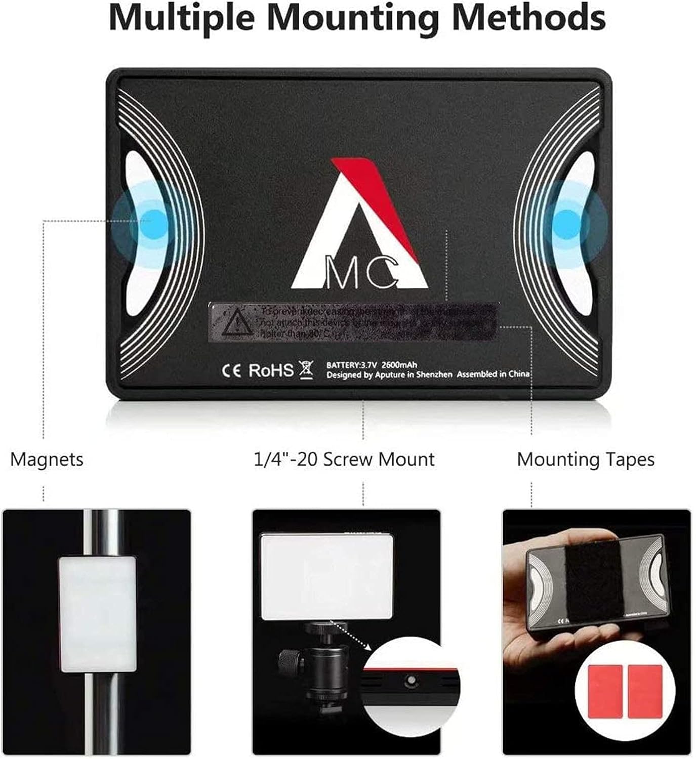 Aputure MC RGBWW LED Light |  APUTURE |  LIGHTING - STUDIO |  Zoso Music