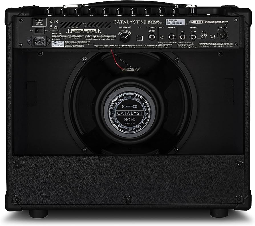 Line 6 Catalyst 60 Rear View Zoso Music 