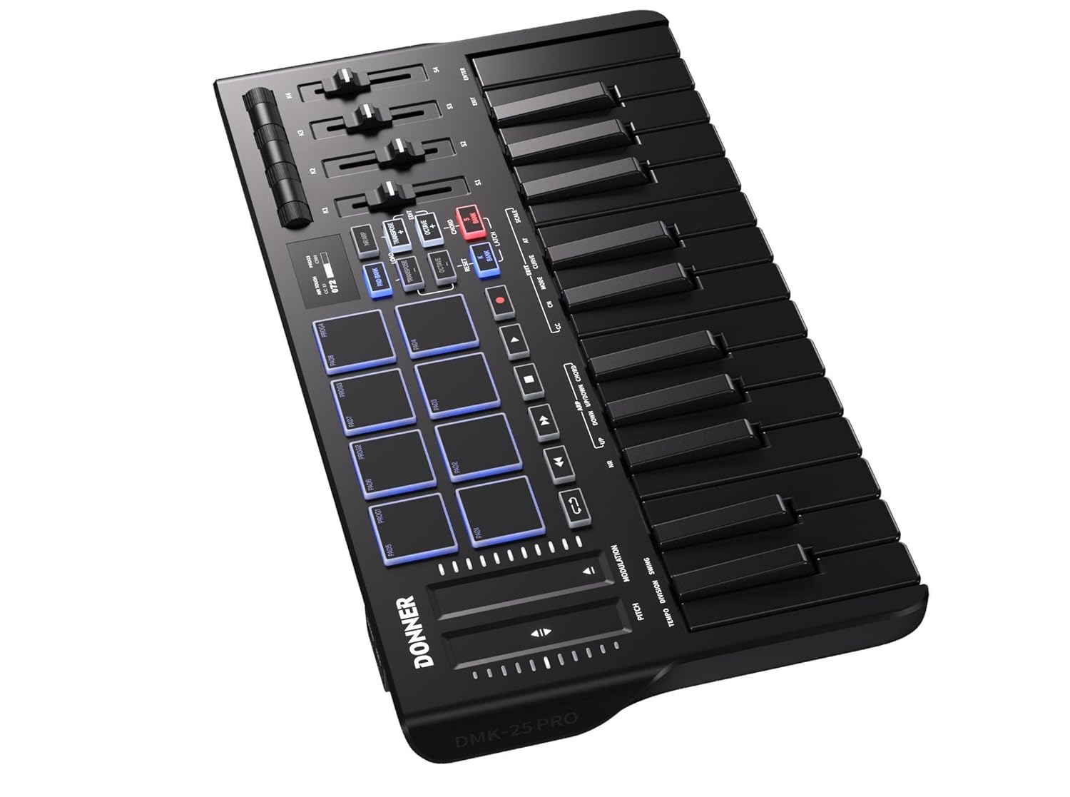 Donner DMK-25 PRO MIDI Keyboard Controller |  DONNER |  SYNTHESIZER |  Zoso Music