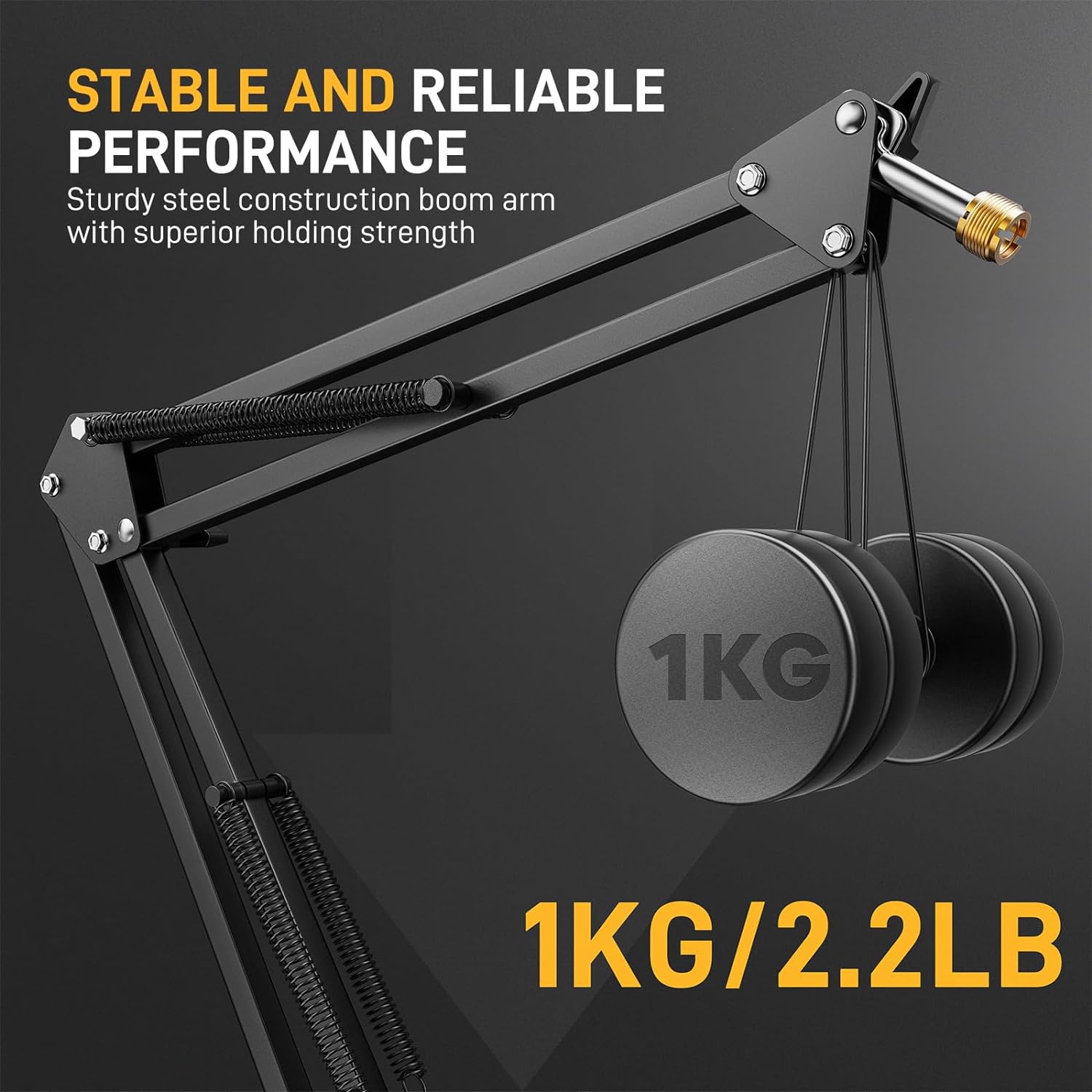 Maono BA20 Microphone Suspension Boom Scissor Arm Stand |  MAONO |  STAND |  Zoso Music