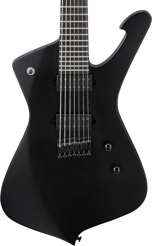 Ibanez Iron Label Iceman ICTB721 7-string - Black Flat | Zoso Music Sdn Bhd