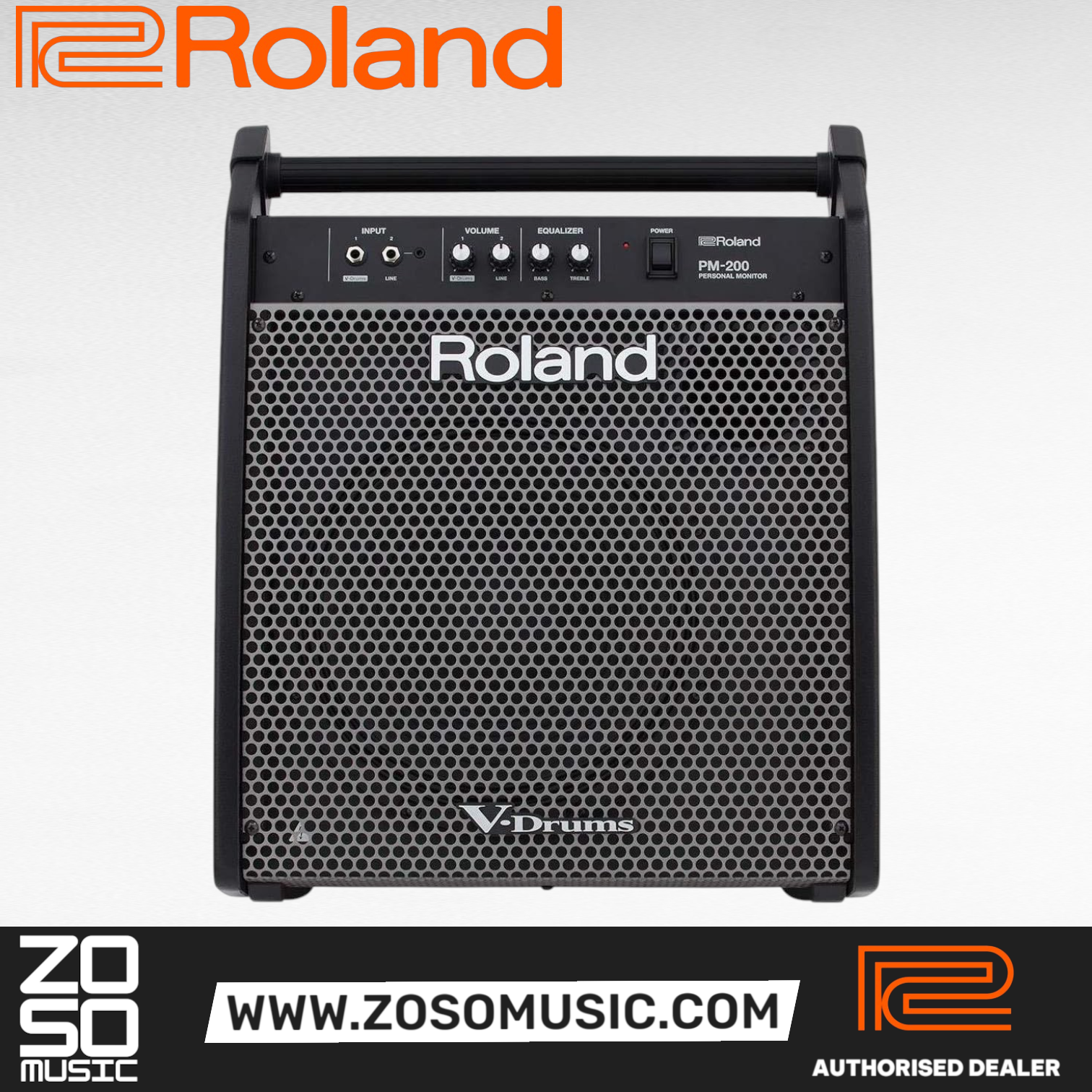 Roland PM-200 - 180 Watt, 1x12" Personal Drum Monitor | Zoso Music Sdn Bhd