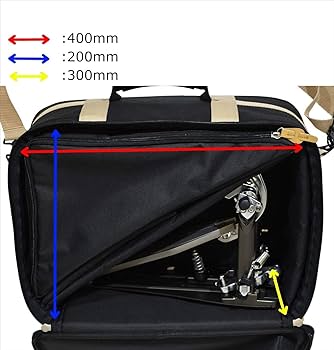 Tama TPB200BK PowerPad Designer Collection Double Pedal Bag - Black |  TAMA |  CASES & GIG BAGS |  Zoso Music