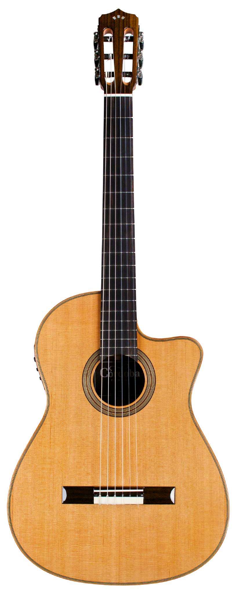 Cordoba Fusion Orchestra CE Cedar Classical Guitar - Solid Canadian Cedar Top, Rosewood Back & Sides with Pickup & Gator Guitar Case