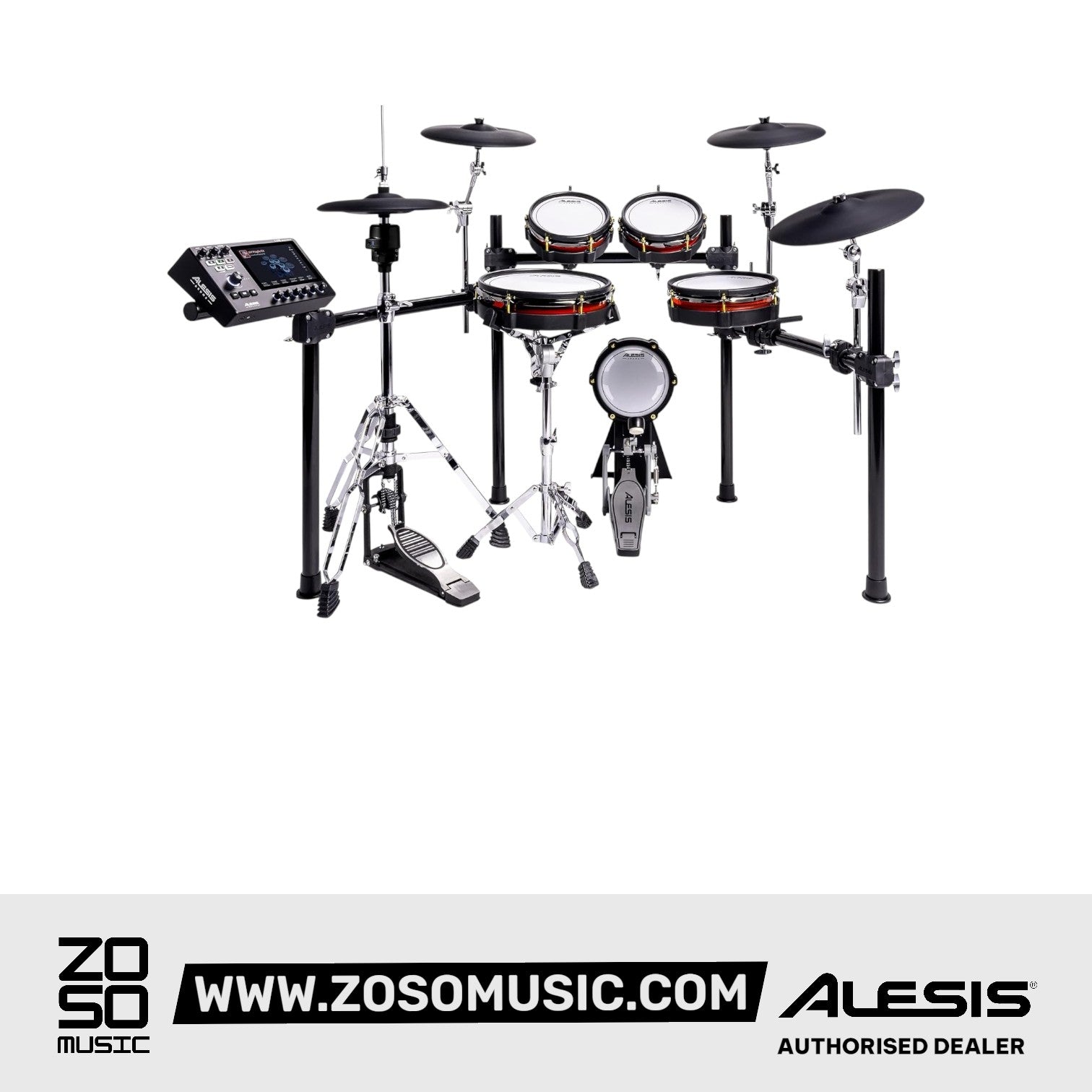 Alesis Strata Club 4-piece Electronic Drum Set |  ALESIS |  DRUM-ELECTRONIC |  Zoso Music