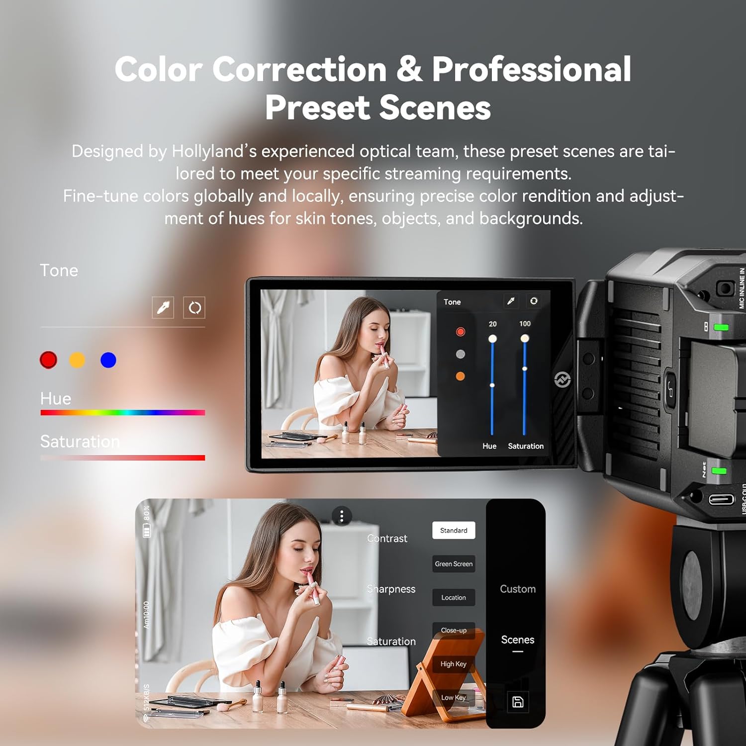 Hollyland VenusLiv Live Streaming Camera |  HOLLYLAND |  LIVE STUDIO - TIMECODE |  Zoso Music
