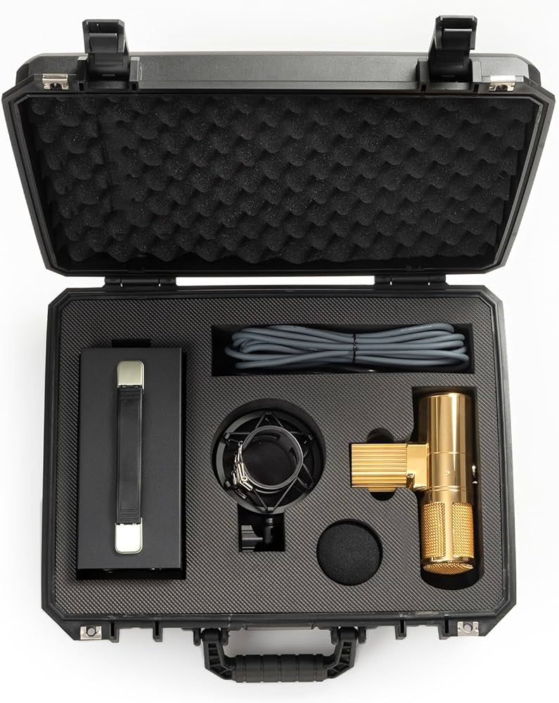 Warm Audio WA-8000 Large-diaphragm Tube Condenser Microphone - Limited-edition Gold