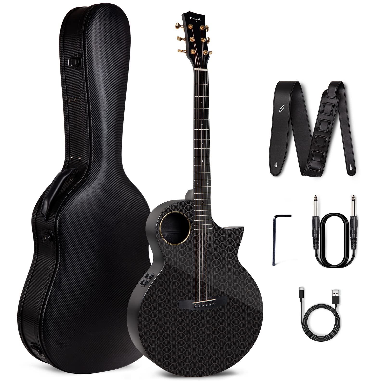 Enya X4 Pro Carbon Fiber Acousticplus® Guitar