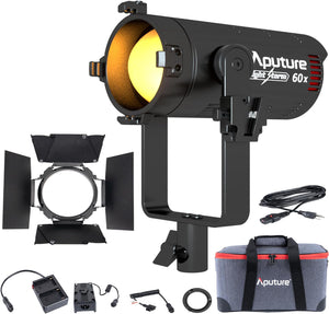 Aputure LS 60x Bi-Color LED Focusing Flood Light | Zoso Music Sdn Bhd