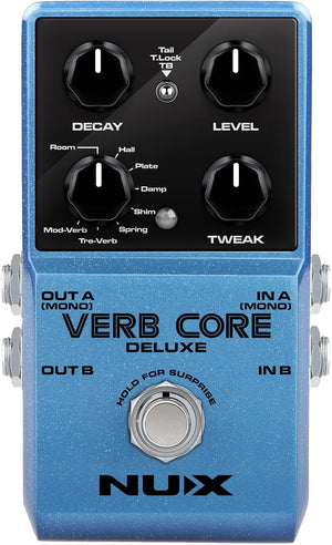 NUX Verb Core Deluxe 8 Reverb Type Effect Pedal | Zoso Music Sdn Bhd