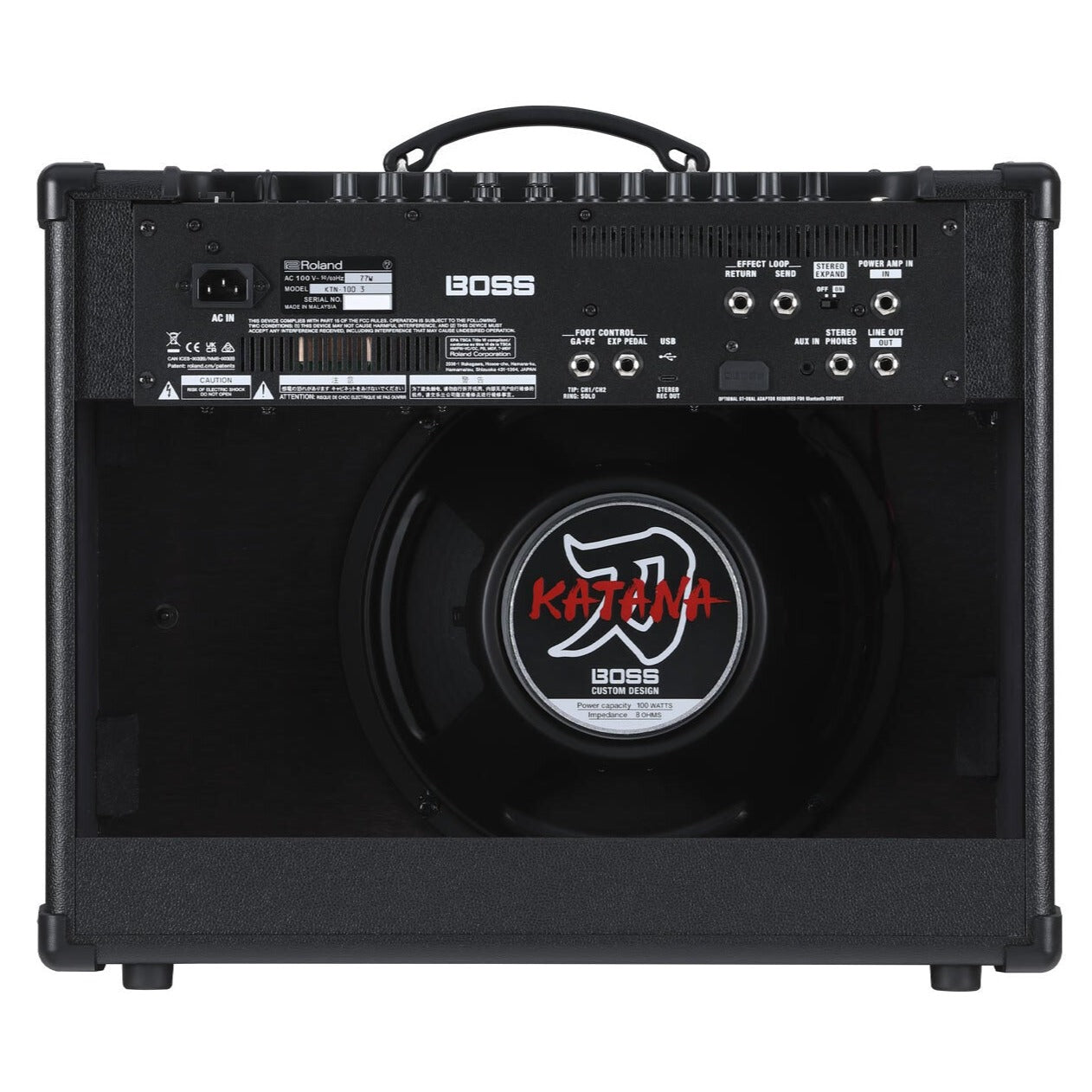 Boss Katana 100 G3 - Gen 3 100-watt 1x12'' Guitar Combo Amplifier |  BOSS |  AMPLIFIER-CABINET |  Zoso Music