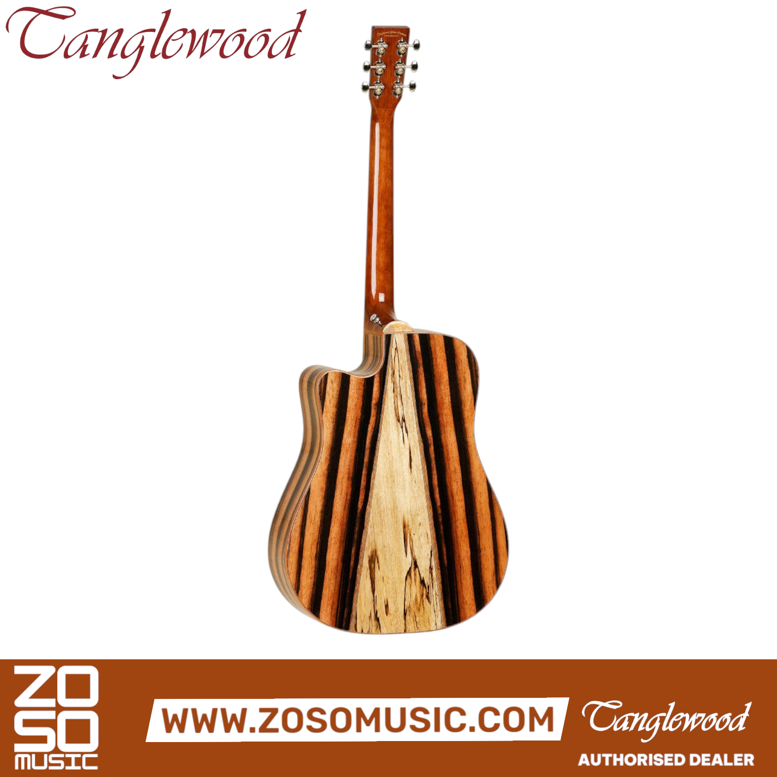 Tanglewood TJ5 CE Java Series Dreadnought Cutaway Acoustic-Electric Guitar with Solid Cedar Top |  TANGLEWOOD |  ACOUSTIC GUITAR |  Zoso Music