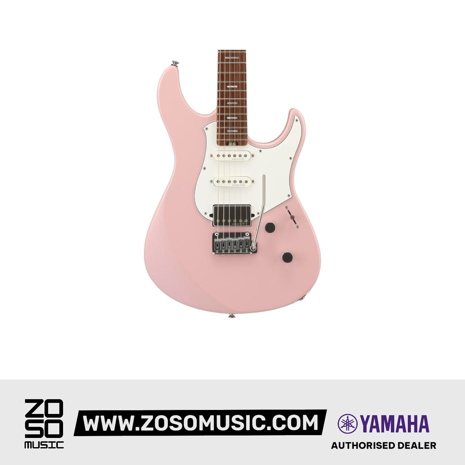 Yamaha PACS+12 Pacifica Standard Plus Electric Guitar, Rosewood Fingerboard - Ash Pink | Zoso Music Sdn Bhd