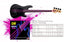 DR Strings NPB-45 NEON Pink Coated Nickel Plated Bass Strings | 4-String Medium (045 - 105) |  DR STRINGS |  STRINGS-BASS GUITAR |  Zoso Music
