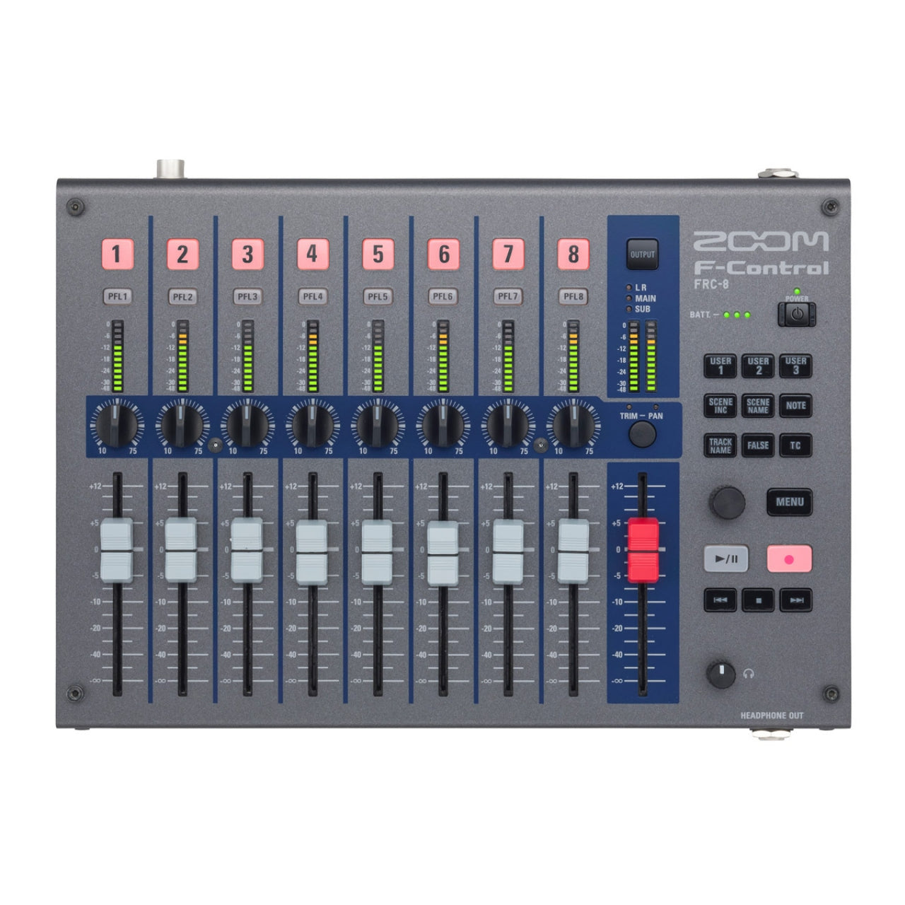 Zoom FRC-8 Close Up View Zoso Music 