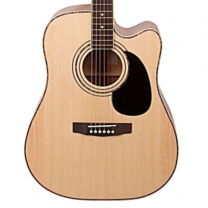Cort AD880Ce/Ns Acoustic Guitar W/Eq With Bag Natural Satin Color |  CORT |  ACOUSTIC GUITAR |  Zoso Music