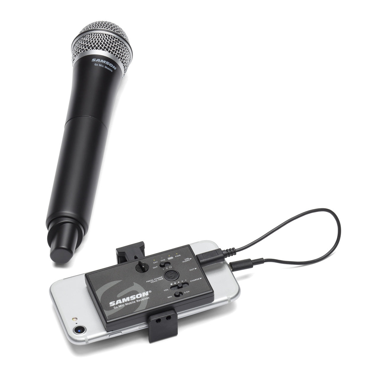 Samson Go Mic Mobile Front View Zoso Music 