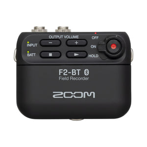 Zoom F2-BT Field Recorder and Lavalier Microphone With Bluetooth - ZOSO MUSIC