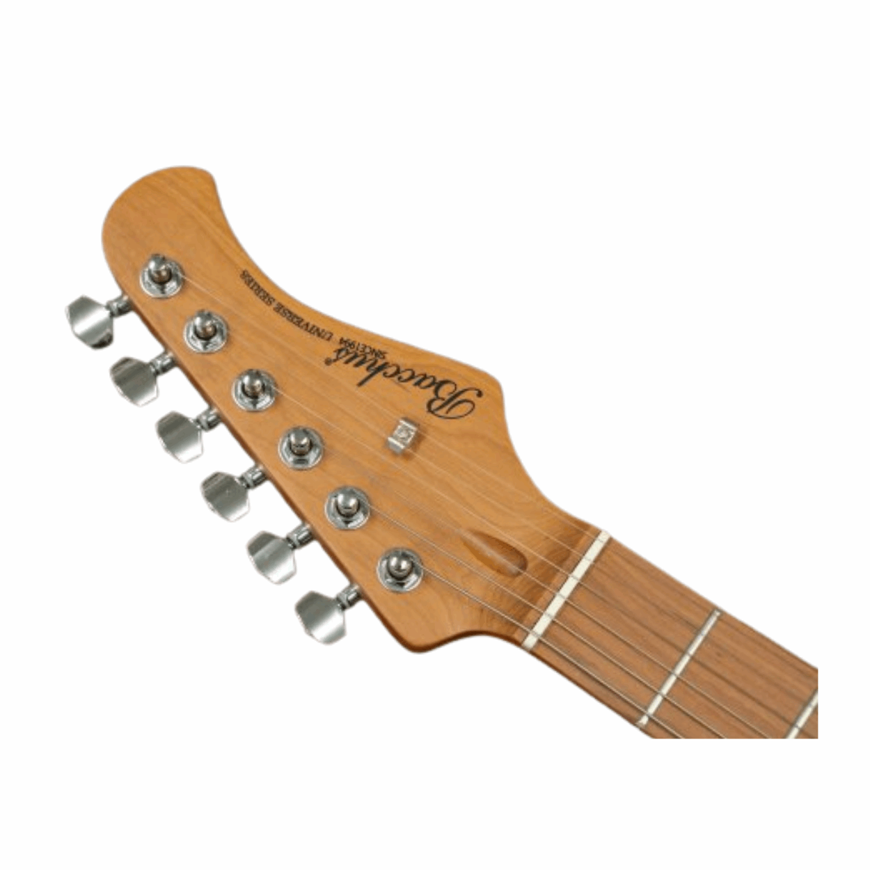 Bacchus Bst-1-rsm/m-owh Universe Series Roasted Maple Electric Guitar, Olympic White With Bag