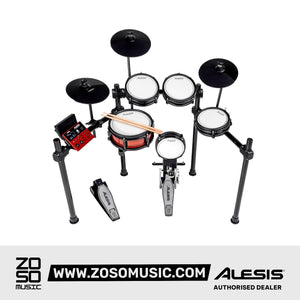 Alesis Nitro Pro Electronic Drum Kit with Free Drum Stool, Headphone, Drum Rug and Drumstick | Zoso Music Sdn Bhd