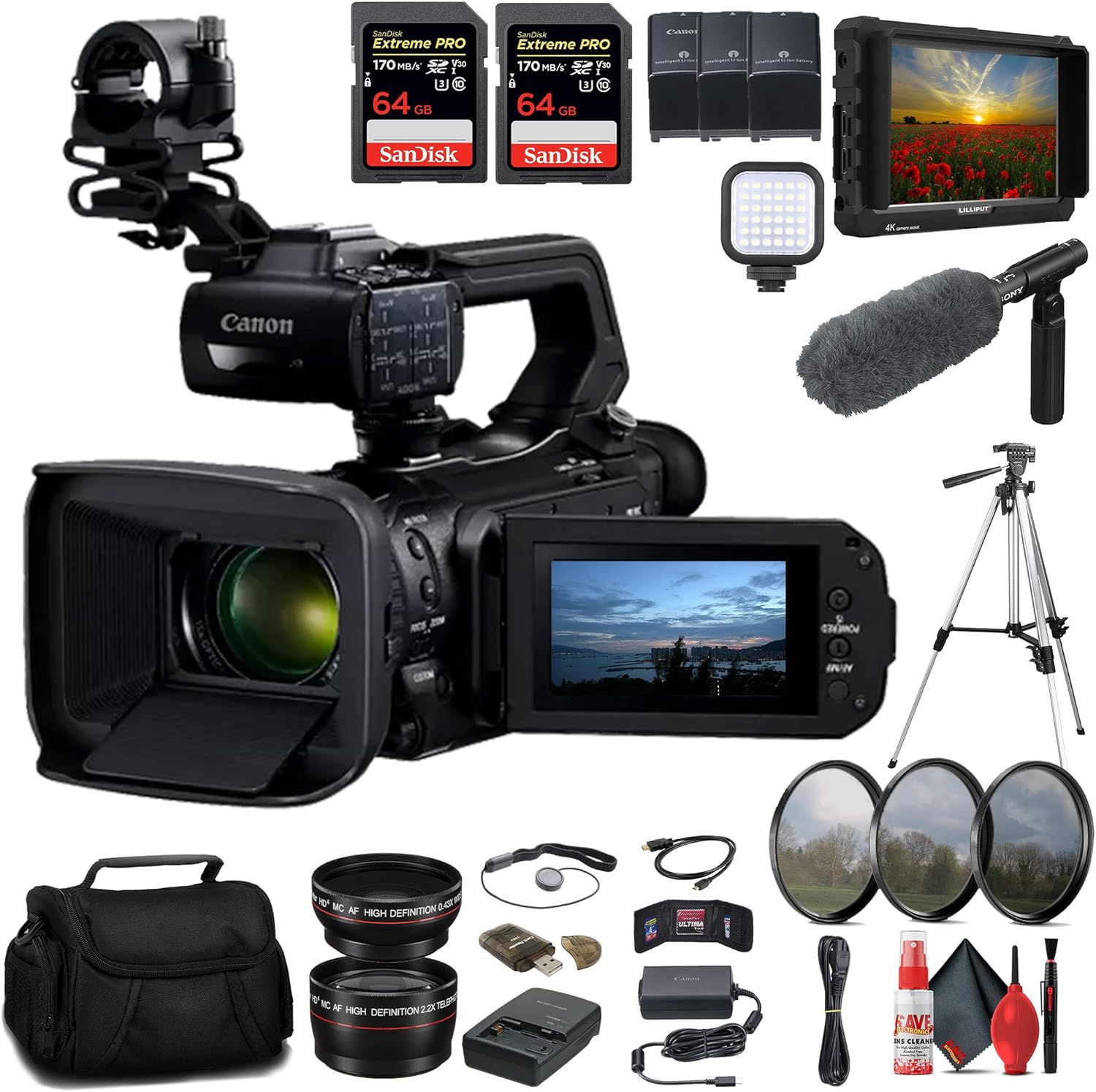 Canon XA75 UHD 4K30 Camcorder |  CANON |  LIVE STUDIO - TIMECODE |  Zoso Music