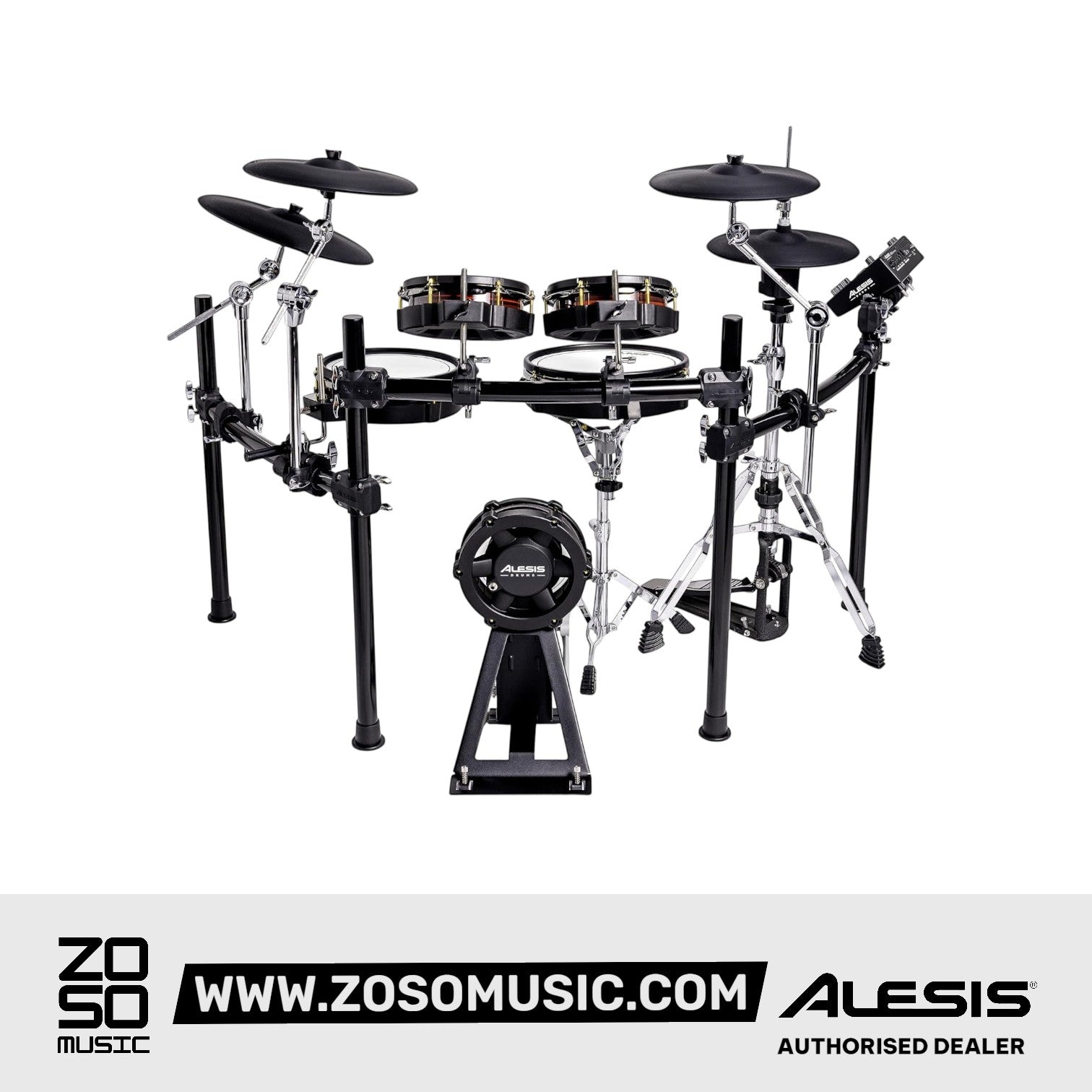 Alesis Strata Club 4-piece Electronic Drum Set |  ALESIS |  DRUM-ELECTRONIC |  Zoso Music