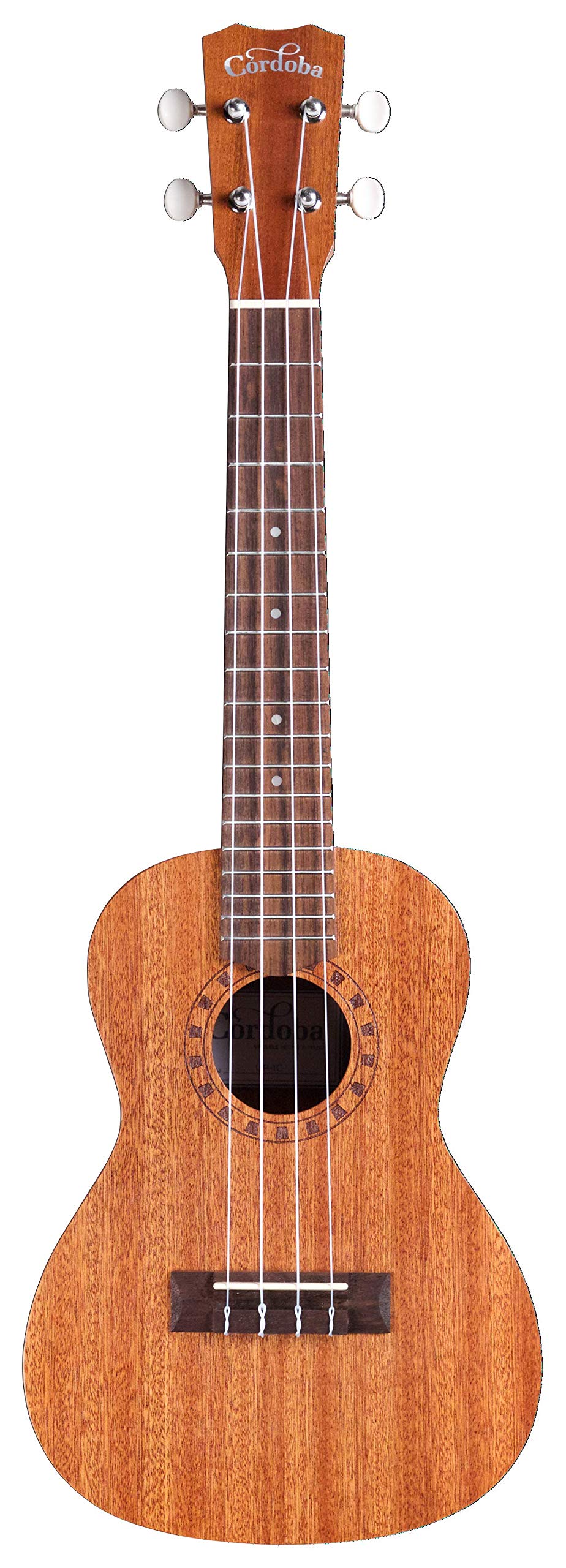 Cordoba Soprano Ukulele Player Pack - Mahogany Top, Mahagony Back & Sides with Gig Bag, Instructional Book, and Strings