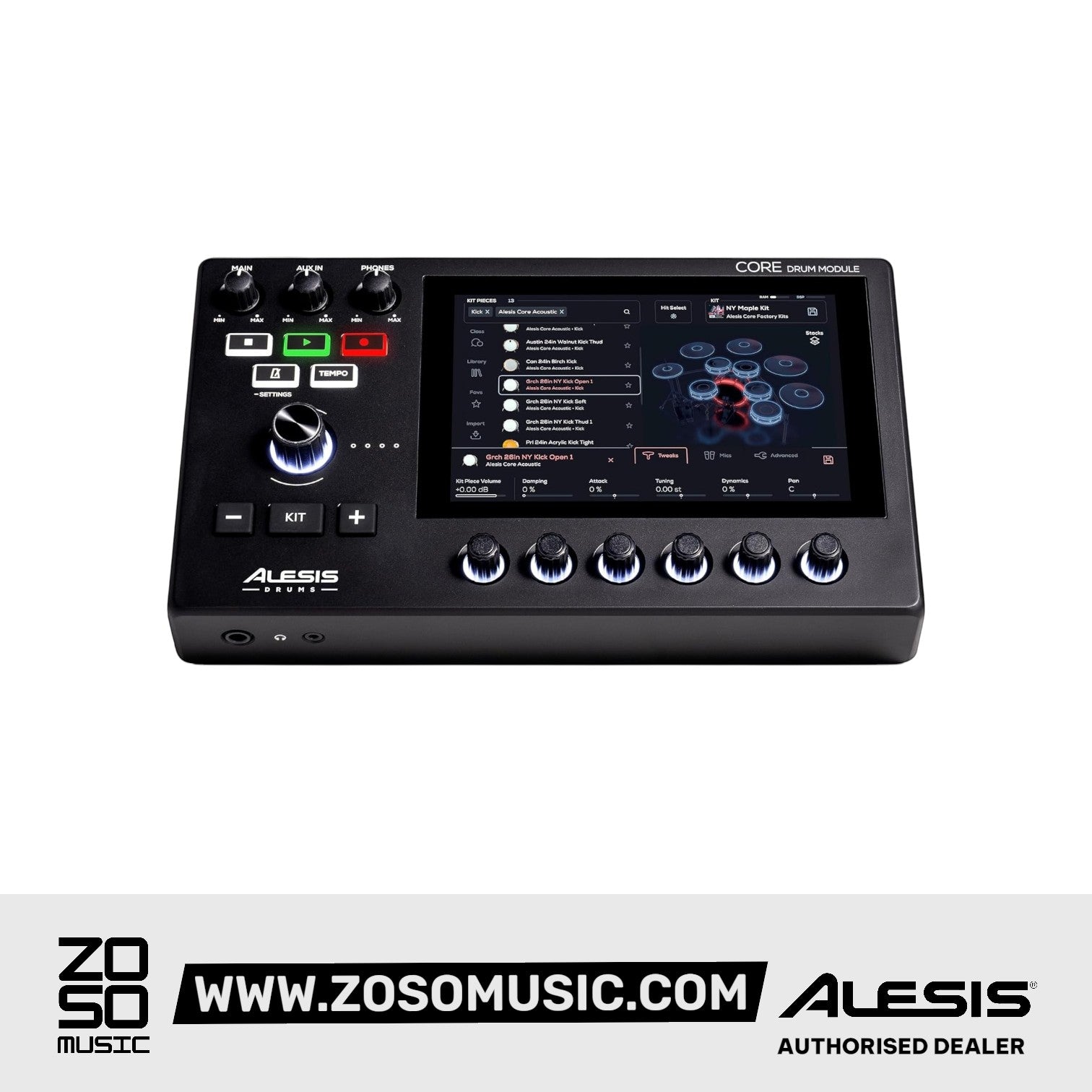 Alesis Strata Club 4-piece Electronic Drum Set |  ALESIS |  DRUM-ELECTRONIC |  Zoso Music