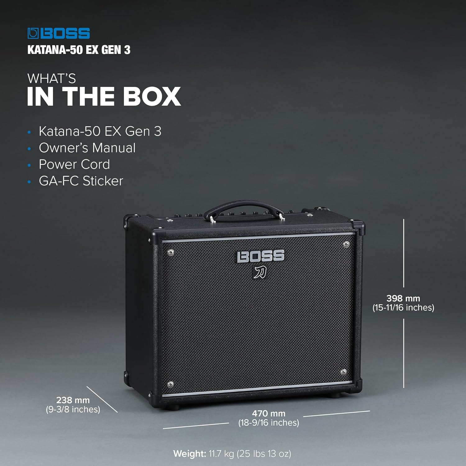 Boss Katana 50 EX G3 - Gen 3 50-watt 1x12'' Guitar Combo Amplifier