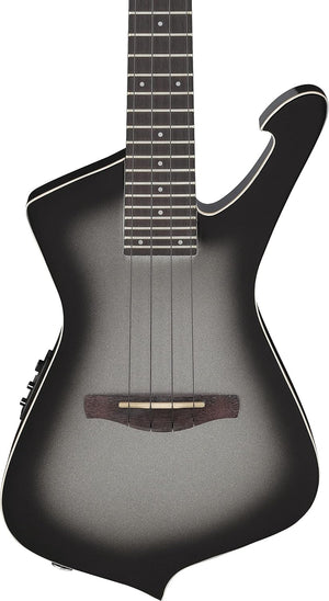 Ibanez UICT100 Iceman Electric Tenor Ukulele - Metallic Gray Sunburst | Zoso Music Sdn Bhd