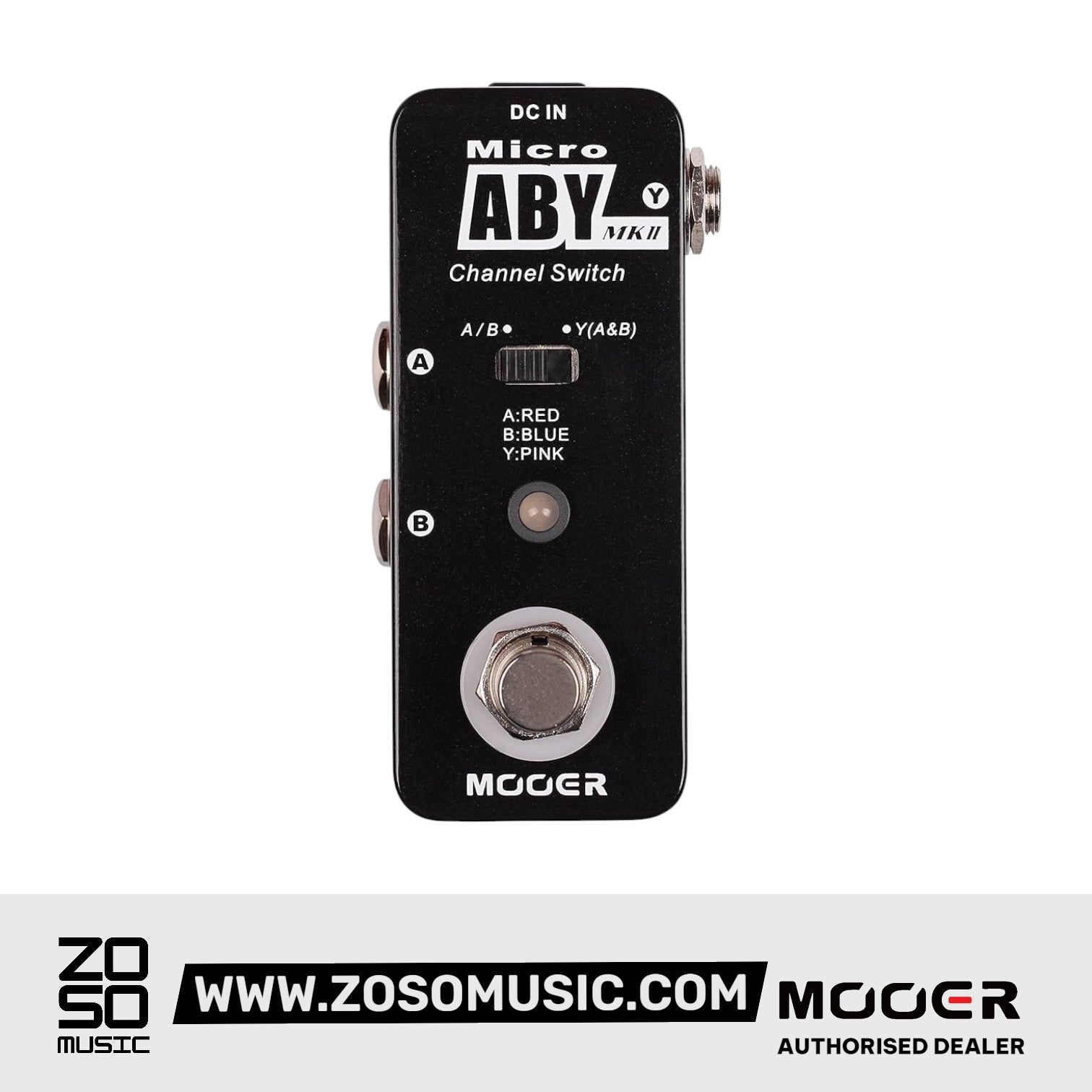 Mooer Micro ABY MKII Channel Switcher | Zoso Music Sdn Bhd
