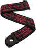 D’addario 50pla12 Planet Lock Guitar Strap, Voodoo | Zoso Music Sdn Bhd